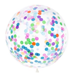 Jätteballong - Colourful Confetti