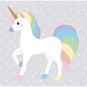 Servetter - Unicorn/Enhörning - 20 st