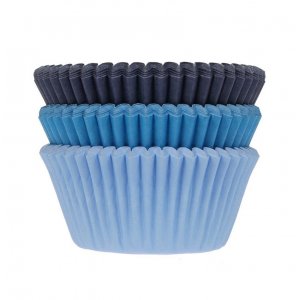 Muffinsformar - 75-pack - Ljusblå/Blå/Marin