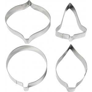 Utsticksform - olika former - H: 8 cm - 4 st