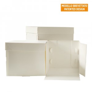 Tårtbox - Extra hög 30 cm - 30,5 x 30,5 x 30 cm