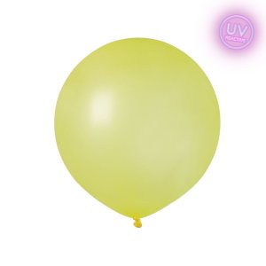 Latexballonger - Neon Gul - UV Glow - 48 cm - 10-pack