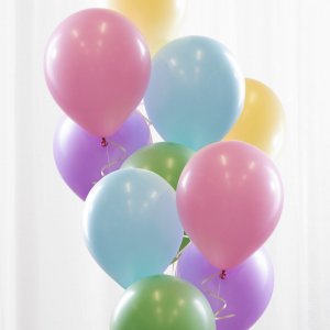 Ballongbukett - Premium - Pastell - 10 ballonger