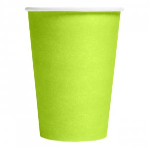 Pappmuggar - Limegröna - 8-pack