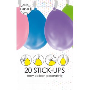 Ballongtillbehör - Ballongtejp/Ballongupphängare - 20 st