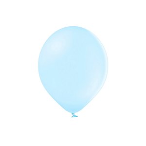 Miniballonger - Pastell - Premium 12 cm - Ljusblå - 10-pack