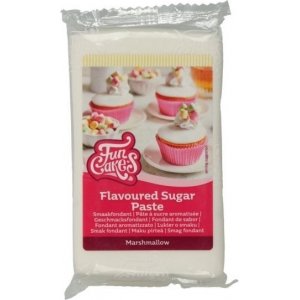Sugarpaste/Sockerpasta - Smaksatt - Marshmallow - FunCakes - 250 gram
