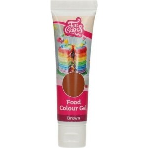 Färggel - Brun - Funcakes - 30 g
