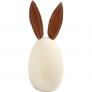 Hare - Trä & Läderimitation - 13cm
