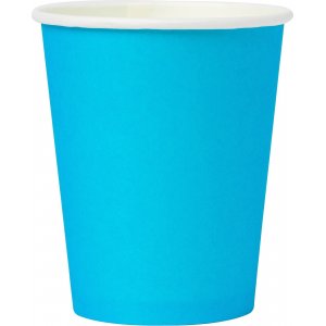 Pappmuggar - Himmelsblå - 8-pack