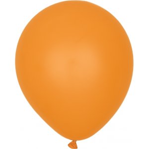 Ballonger enfärgade - Premium 30 cm - Orange - 10-pack