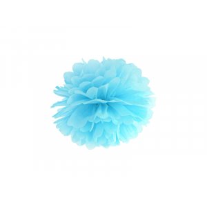 Pom Pom - Ljusblå - Storlek: 25 cm