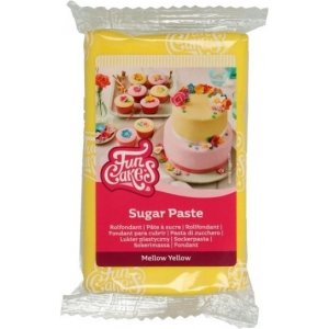 Sugarpaste/Sockerpasta - Mellow Yellow - FunCakes - 250 gram