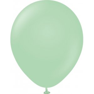 Ballonger enfärgade - Premium 45 cm - Macaron Green