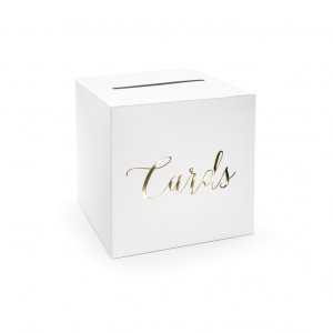 Kortlåda - Cards - Guld