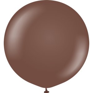 Ballonger enfärgade - Premium 90 cm - Chocolate Brown - 2-pack