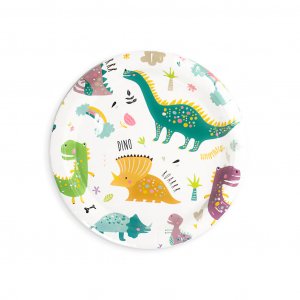Papptallrikar - Dinosaurs - 6-pack