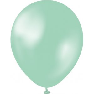 Miniballonger enfärgade - Premium 13 cm - Pearl Green