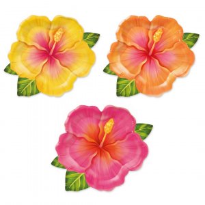 Papptallrikar - Aloha - 22 cm - 6-pack