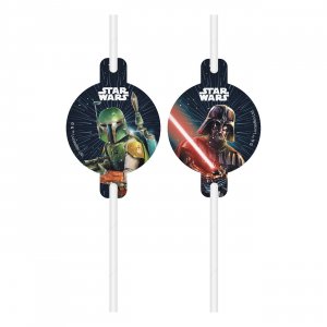 Sugrör Star Wars Galaxy 4-pack