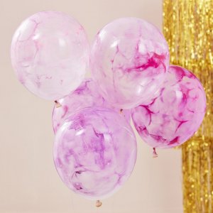 Ballonger - Watercolor - Rosa - 5-pack