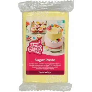 Sugarpaste/Sockerpasta - Pastel Yellow - FunCakes - 250 gram