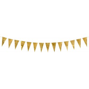 Liten vimpel - Metallic - Guld