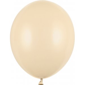 Miniballonger Pastell - Premium 12 cm - Alabastervit - 10-pack