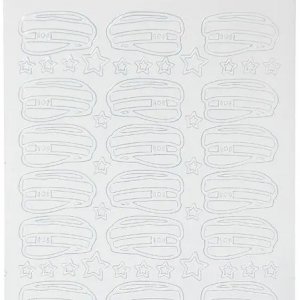 Stickers - Studentmössor - Vita