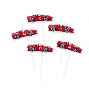 Tårtljus - Racing 5-pack