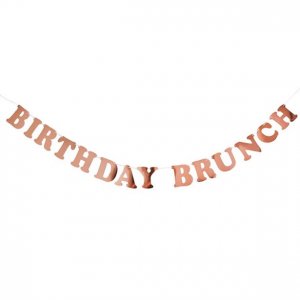 Banner - Birthday Brunch - Roséguld