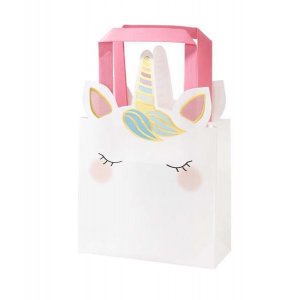 Presentpåsar - Unicorn face - 6-pack