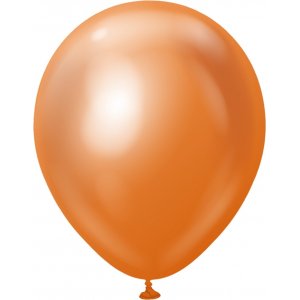 Ballonger enfärgade - Premium 45 cm - Copper Chrome