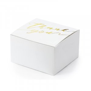 Presentaskar - Thank you - Guld - 10-pack