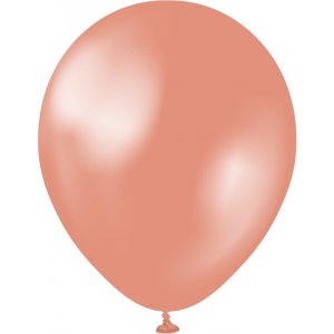 Ballonger enfärgade - Premium 30 cm - Metallic Rose Gold - 10-pack