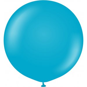 Ballonger enfärgade - Premium 90 cm - Blue Glass - 2-pack