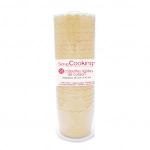 Stabila bakformar - ScrapCooking - Kraft - 25-pack