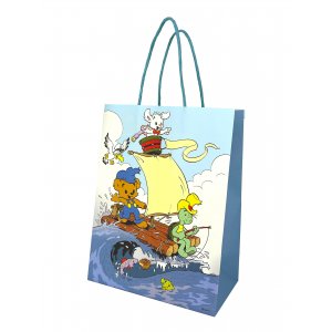 Presentpåse 18x23 cm - 1st - Bamse Båt