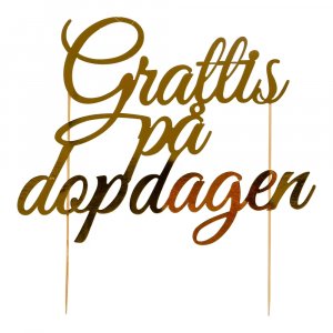 Tårtdekoration - Dop