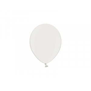 Miniballonger - Metallic - Vita - 10-pack