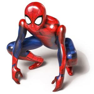 Folieballong - Stor - Spider Man - 60x60 cm