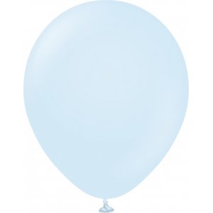 Ballonger enfärgade - Premium 45 cm - Macaron Baby Blue