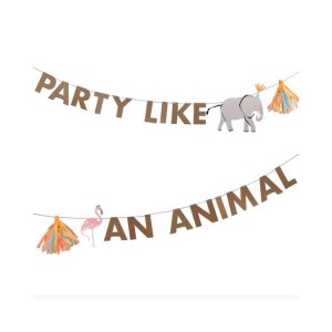 Girlang - Safari -  Party Like An Animal  - Meri Meri - 3,8m
