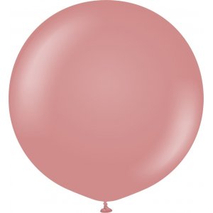Ballonger enfärgade - Premium 60 cm - Retro Rosewood