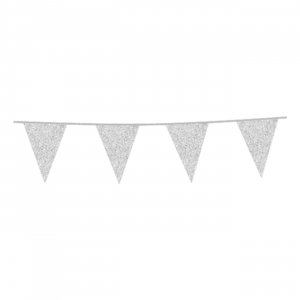 Vimpelgirlang Silver Metallic 10 meter