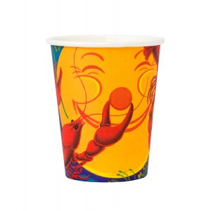 Pappersmuggar - Kräftdesign - 8-pack (250 ml)