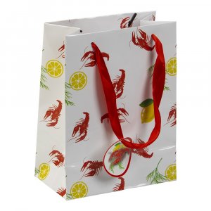 Presentpåse - Kräftskiva - 23 cm