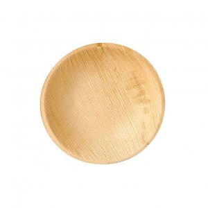 Desserttallrikar av palmblad - Pure - Rund - 18,5cm - 6-pack