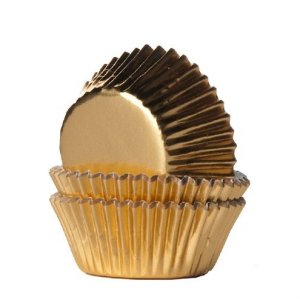 Minimuffinsformar - Metallic - Guld - 36 st