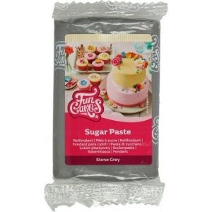 Sugarpaste/Sockerpasta - Stone Grey - Funcakes - 250 g